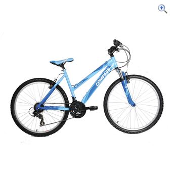 Compass 45 Degree South Women's Alloy Hardtail Mountain Bike - Size: 21 - Colour: LIGHT BLUE-BLUE Compass 45 Degree South Women's Alloy Hardtail Mountain Bike - Size: 21 - Colour: LIGHT BLUE-BLUE